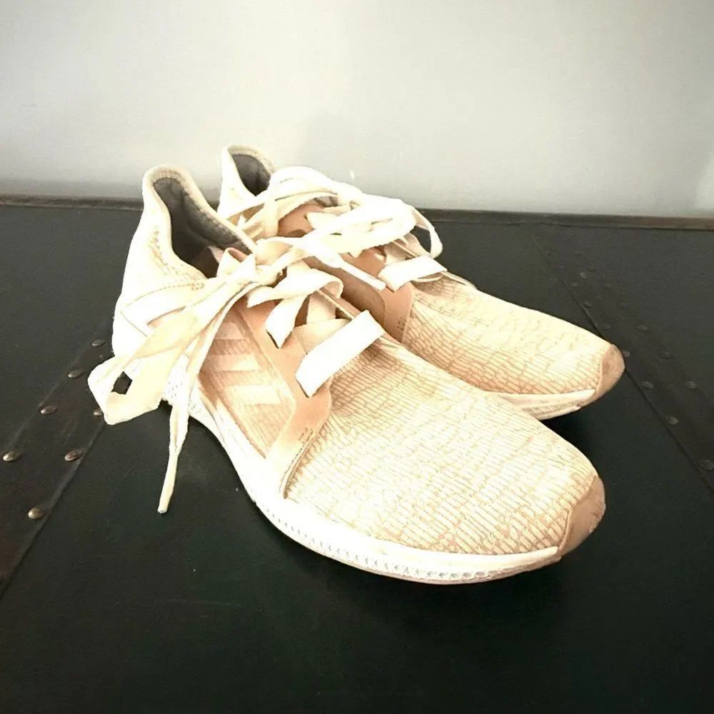 ADIDAS Womens "Edge Lux" Running Shoes Pink Beige CQ1239 Size 10